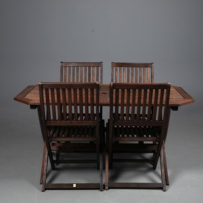 Lot 459 - GARDEN DINING SET (5)