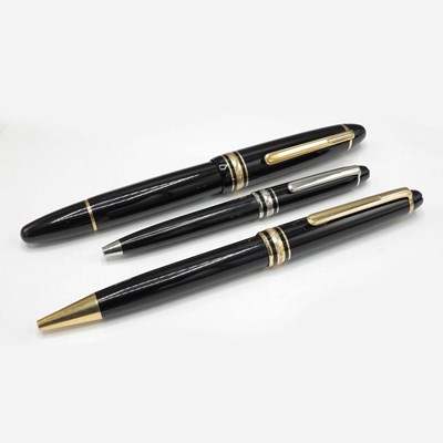 Lot 222 - THREE MONTBLANC 'MEISTERSTRUCK' PENS