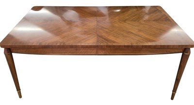 Lot 679 - JONATHAN CHARLES TOULOUSE DINING TABLE IN WALNUT
