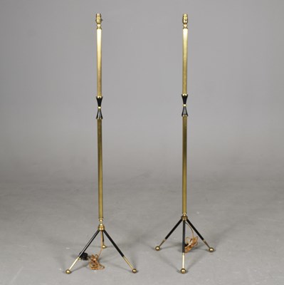 Lot 709 - THIRD QUARTER 20TH CENTURY FLOOR LAMPS, A MATCHED PAIR.