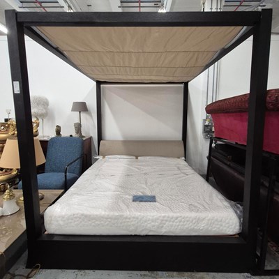 Lot 566 - ARMANI CASA OSAKA FOUR-POSTER BED FRAME.