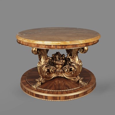 Lot 374 - CENTRE TABLE OF SUBSTANTIAL PROPORTIONS