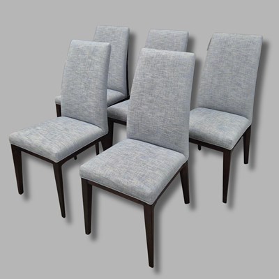 Lot 791 - BESPOKE DINING CHAIRS, A SET OF 6