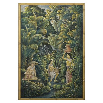 Lot 72 - UBUD BALINESE PAINTING