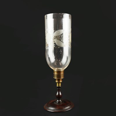 Lot 164 - A 19TH CENTURY CANDLE LIGHT