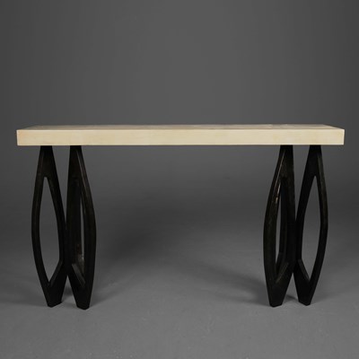 Lot 698 - R & Y AUGOUSTI LILY CONSOLE TABLE