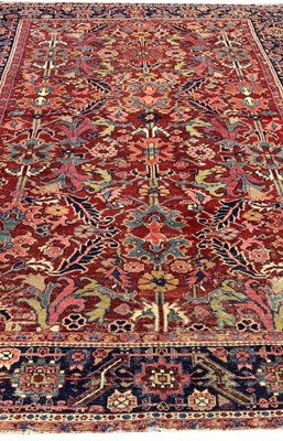 Lot 261 - ANTIQUE PERSIAN KARAJA CARPET