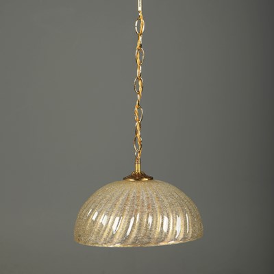 Lot 623 - 1970s ITALIAN BAROVIER & TOSO MURANO GLASS PENDANT LIGHT
