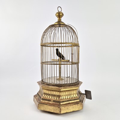 Lot 139 - VICTORIAN BIRD CAGE AUTOMATON