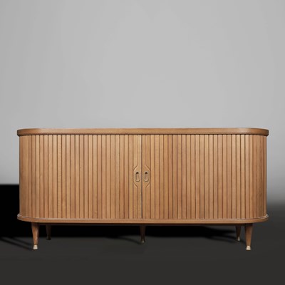 Lot 570 - SOHO HOME NORA TAMBOUR SIDEBOARD