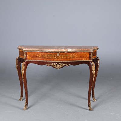 Lot 322 - LOUIS XV STYLE CONSOLE TABLE