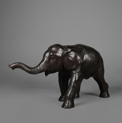 Lot 802 - CAST METAL BABY ELEPHANT