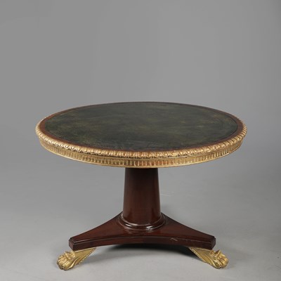 Lot 424 - MAPLE & CO LIBRARY TABLE
