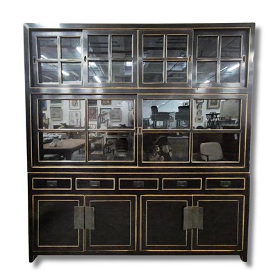 Lot 377 - EBONISED DRESSER IN CHINESE TASTE