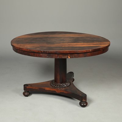 Lot 356 - WILLIAM IV ROSEWOOD BREAKFAST TABLE