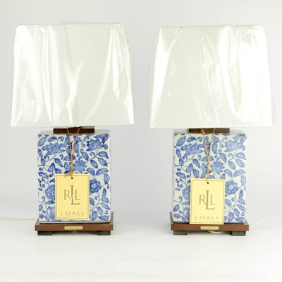 Lot 651 - LAUREN RALPH LAUREN HOME TABLE LAMPS, A PAIR