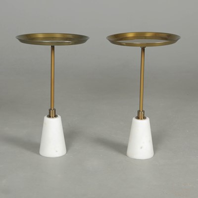 Lot 475 - ARTERIORS CELESTE ACCENT TABLES, A PAIR (2)