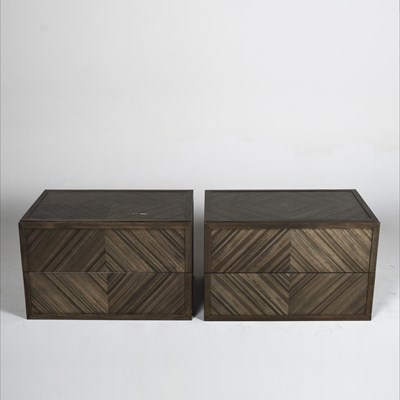 Lot 494 - ARTERIORS NEVADA SIDE TABLES, A PAIR (2)