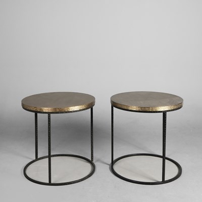 Lot 513 - ARTERIORS NIXON END TABLES, A PAIR (2)