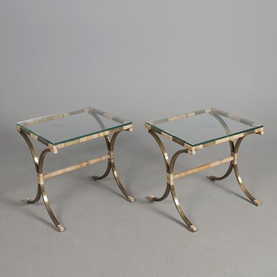 Lot 516 - ARTERIORS TEMPLETON END TABLES, A PAIR (2)