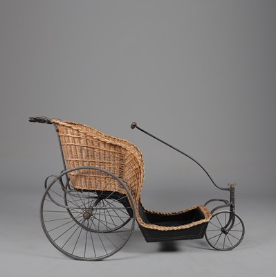 Lot 335 - BATH CHAIR, 19th CENTURY