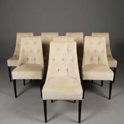 Lot 530 - FENDI CASA DINING CHAIRS, A SET OF 8