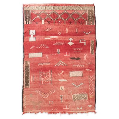 Lot 283 - VINTAGE MOROCCAN CARPET