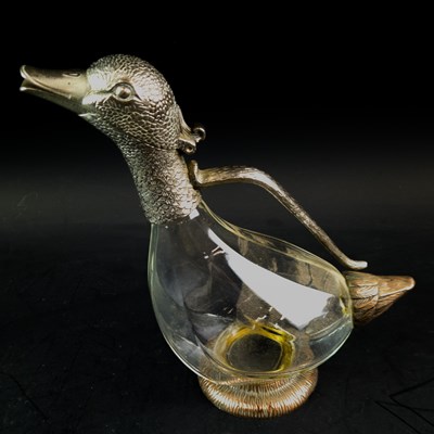 Lot 158 - DUCK CLARET JUG