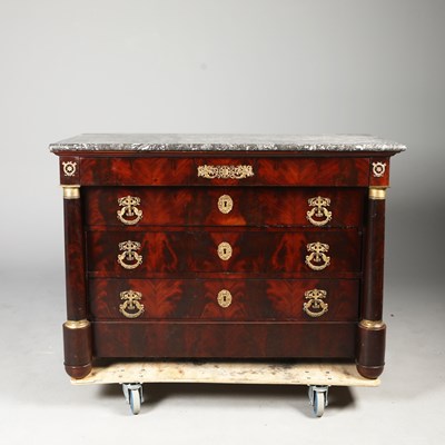 Lot 431 - FRENCH EMPIRE COMMODE