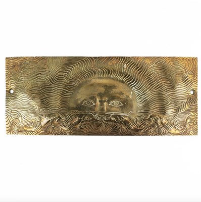 Lot 149 - AN ELSLEY AND CO LTD ARTS AND CRAFTS BRONZE PLAQUE.