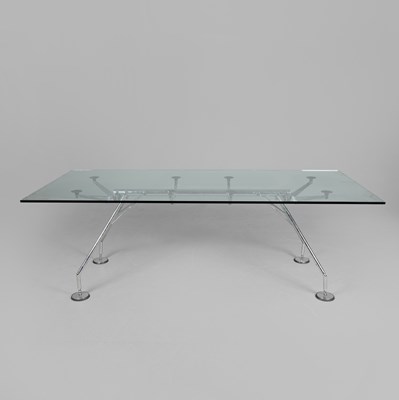 Lot 580 - TECNO NOMOS DINING TABLE BY NORMAN FOSTER.